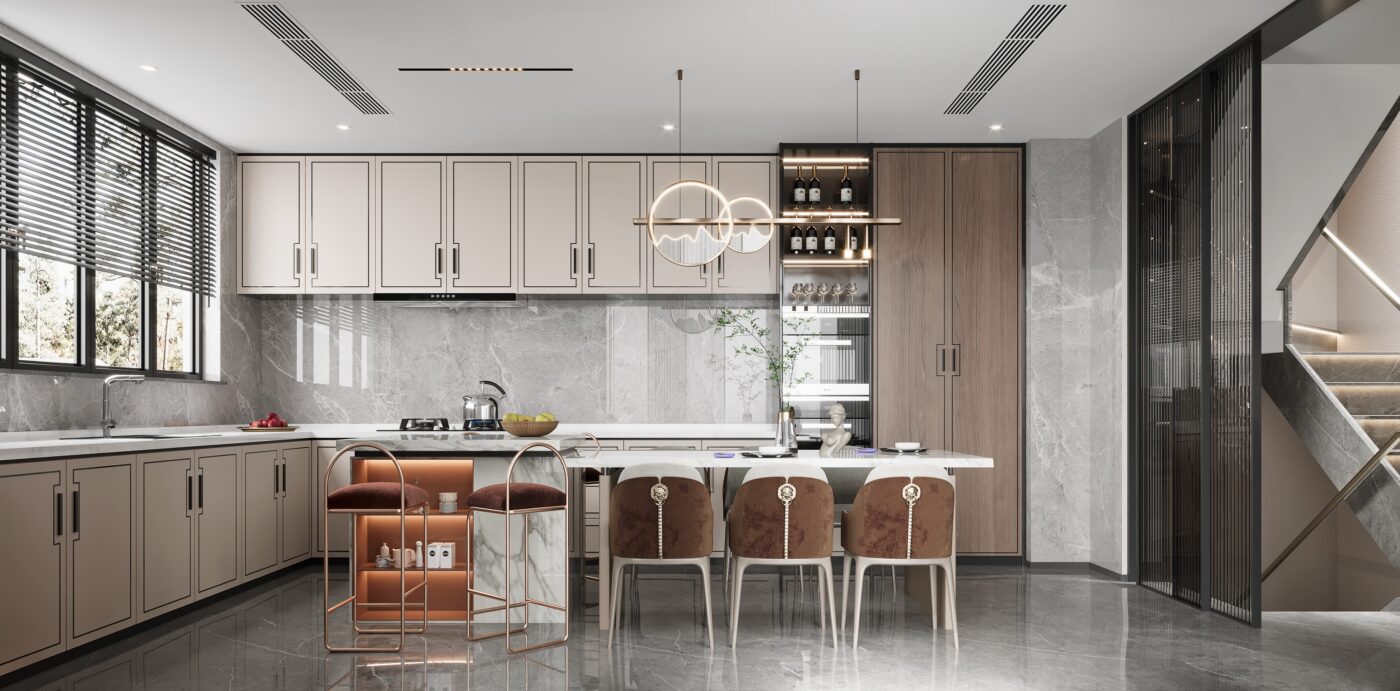 Thi công nội thất tủ bếp 2025