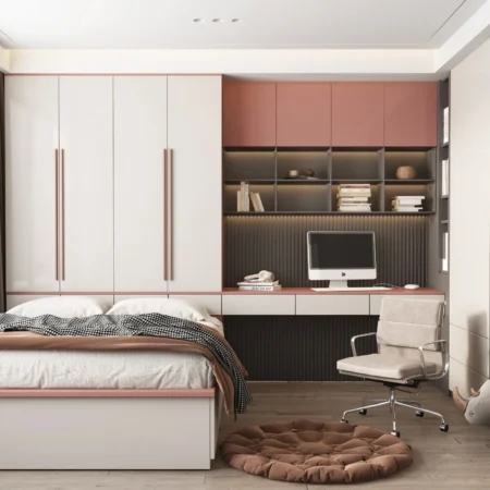 Thi Công nội thất Phòng ngủ căn hộ - Nội Thất Passion