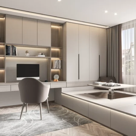 Thi Công nội thất Phòng ngủ căn hộ - Nội Thất Passion