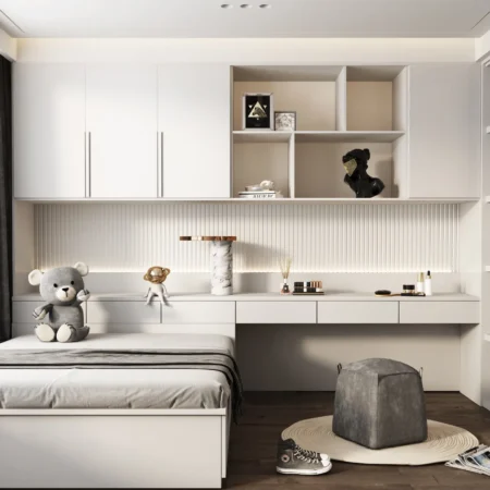 Thi Công nội thất Phòng ngủ căn hộ - Nội Thất Passion