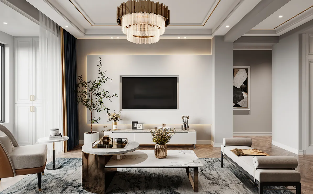 Thi Công Phòng khách 2025