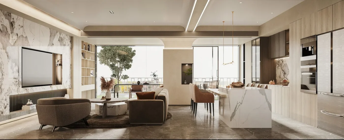 Thi công nội thất phòng khách